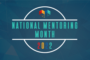  Image of the Mentoring.org logo for National Mentoring Month; links to more information.